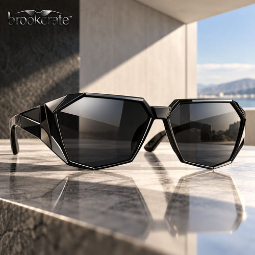 Geometric Frame Sunglasses