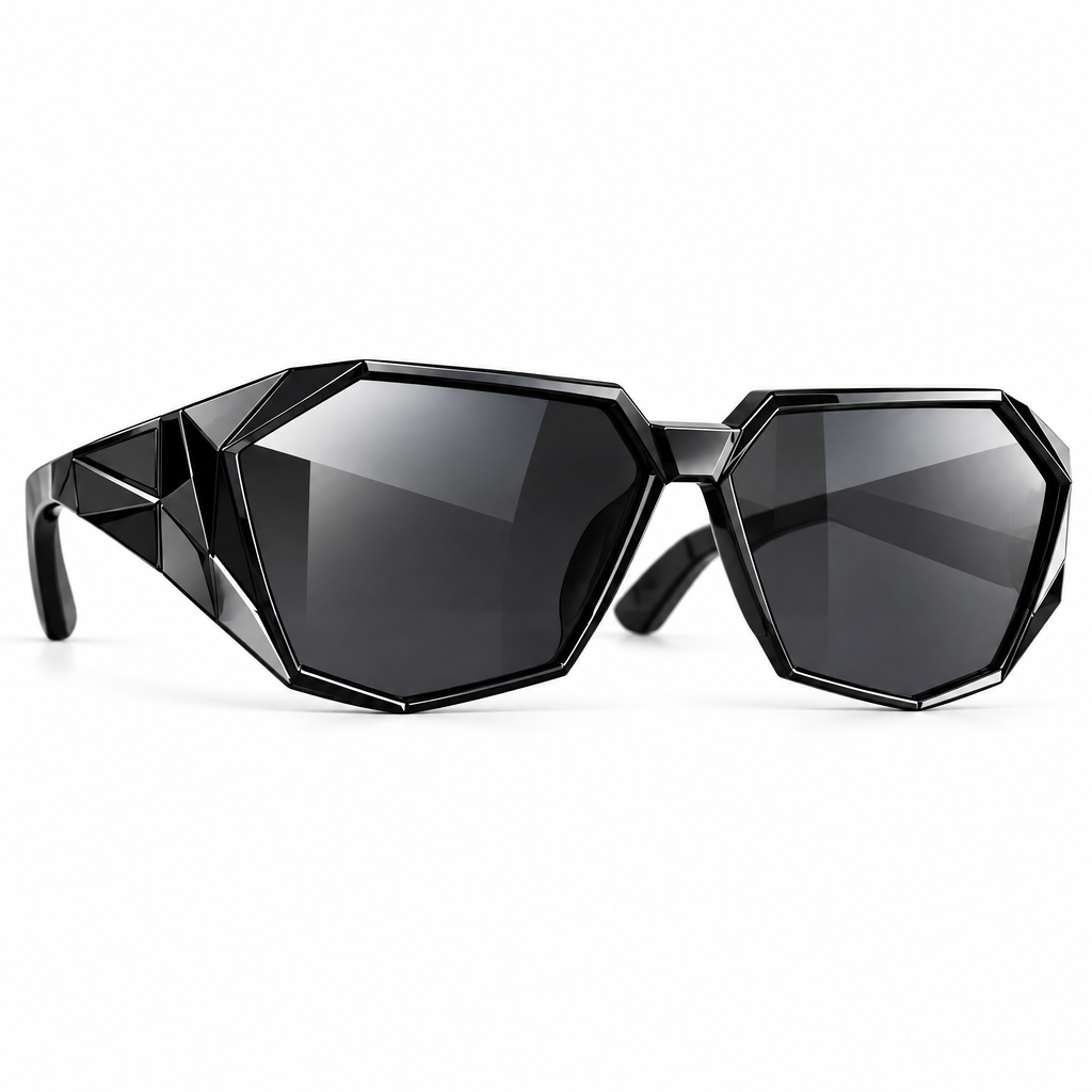 Geometric Frame Sunglasses